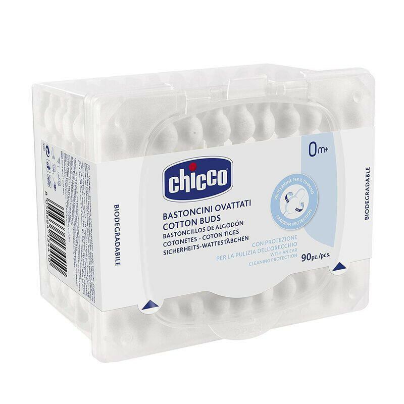 Chicco Cotton Buds with Ear Protection 90's.