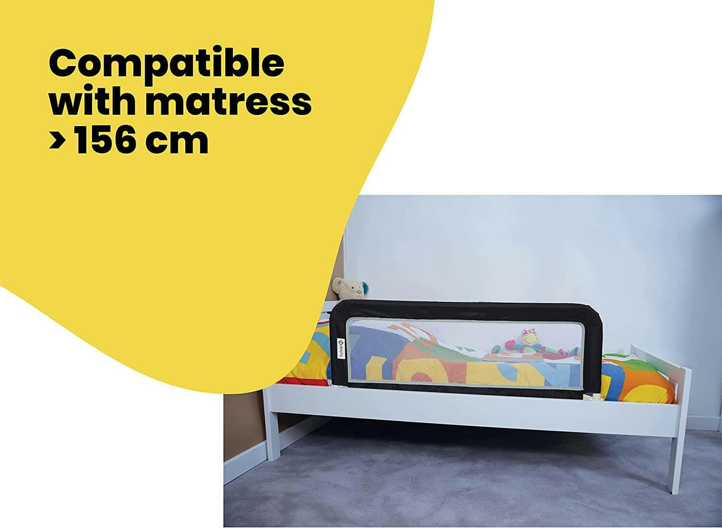 Portable Bed Rail Grey by Safety 1st.