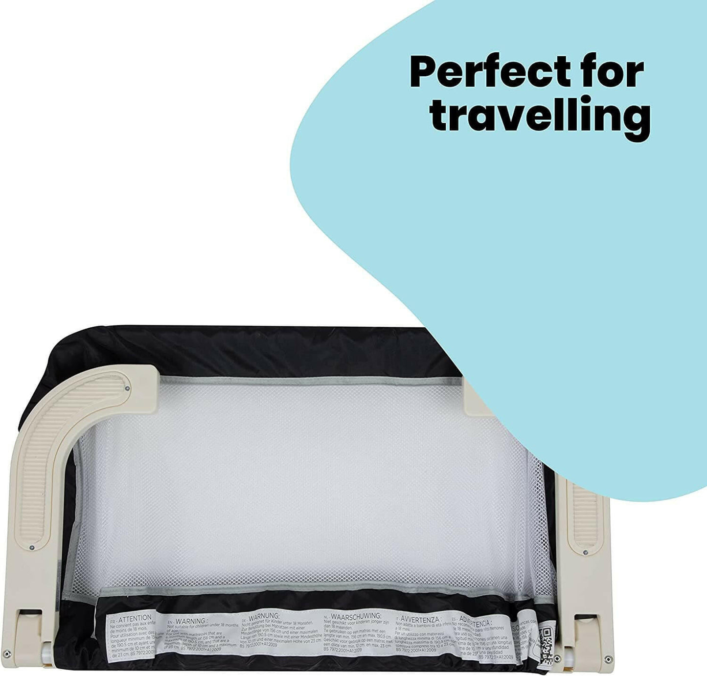 Portable Bed Rail Grey by Safety 1st.