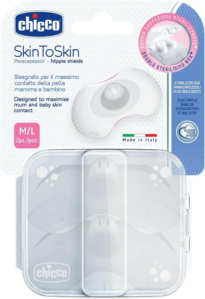 Chicco Silicone Nipple Shields (M-L).