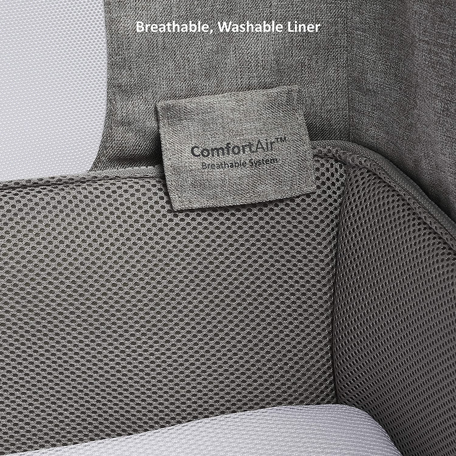 Snuzpod 4 Bedside Crib - Sleep Tight & Safe - Grey.
