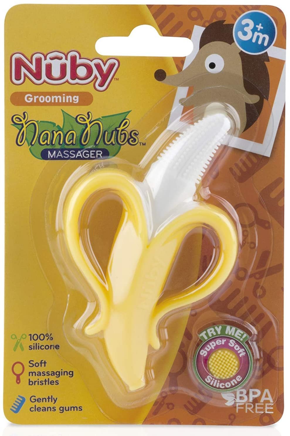 Nuby Nananubs Banana Massaging Toothbrush.
