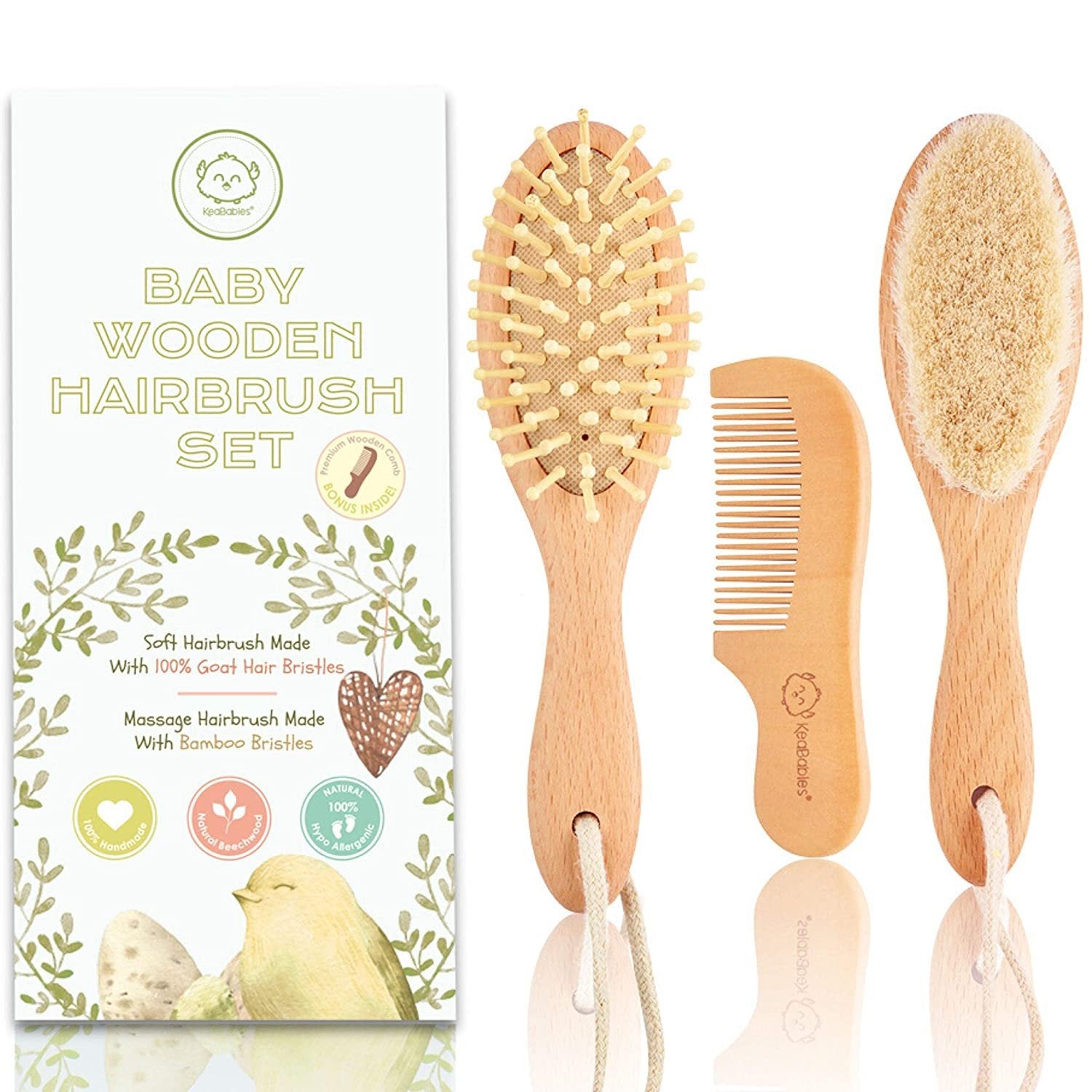 Baby Wooden Hair Care Set.