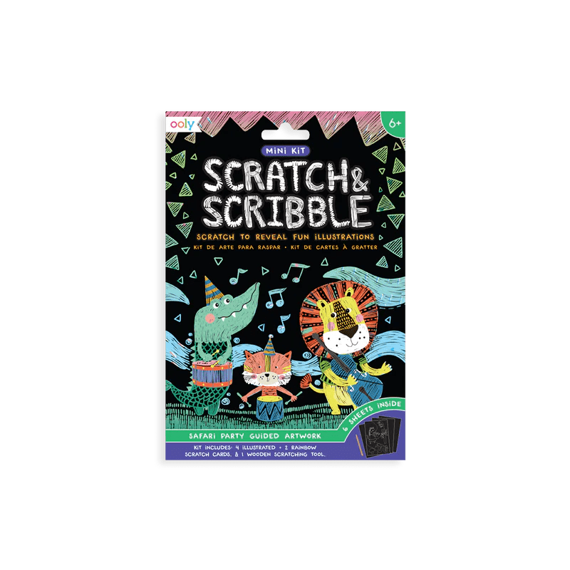 Mini Scratch & Scribble - Safari Party.