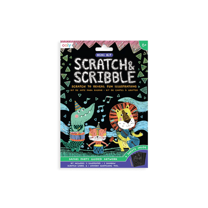 Mini Scratch & Scribble - Safari Party.