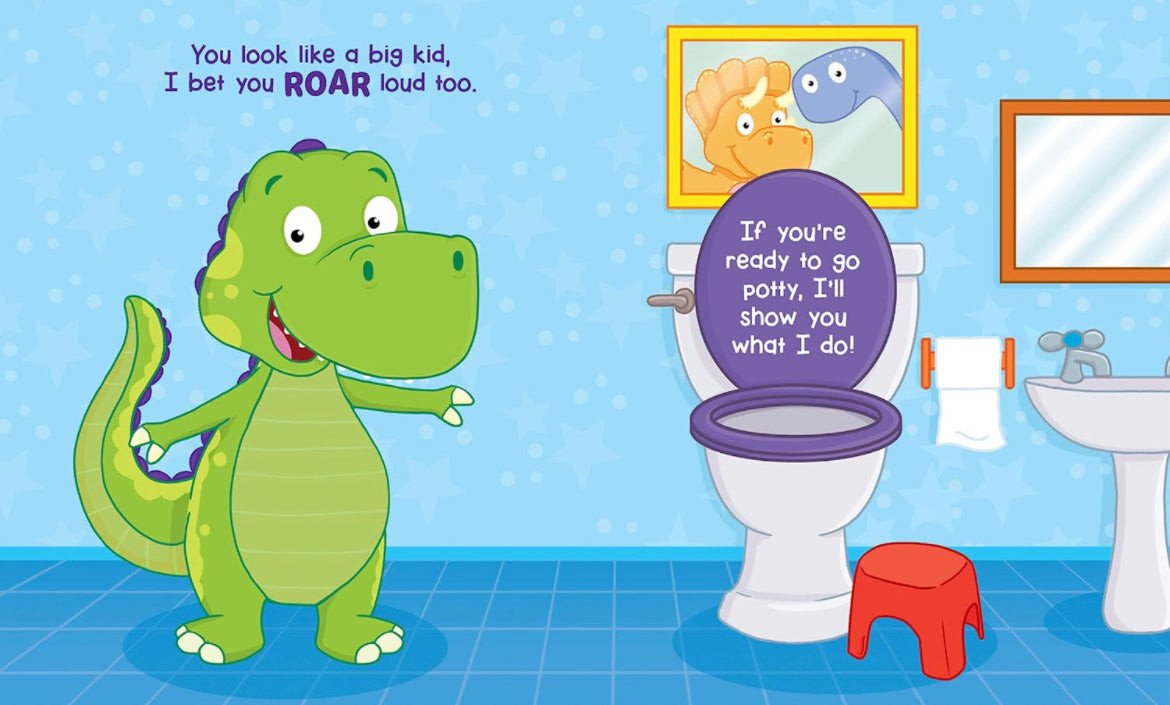 Story- Learn to potty with dino.