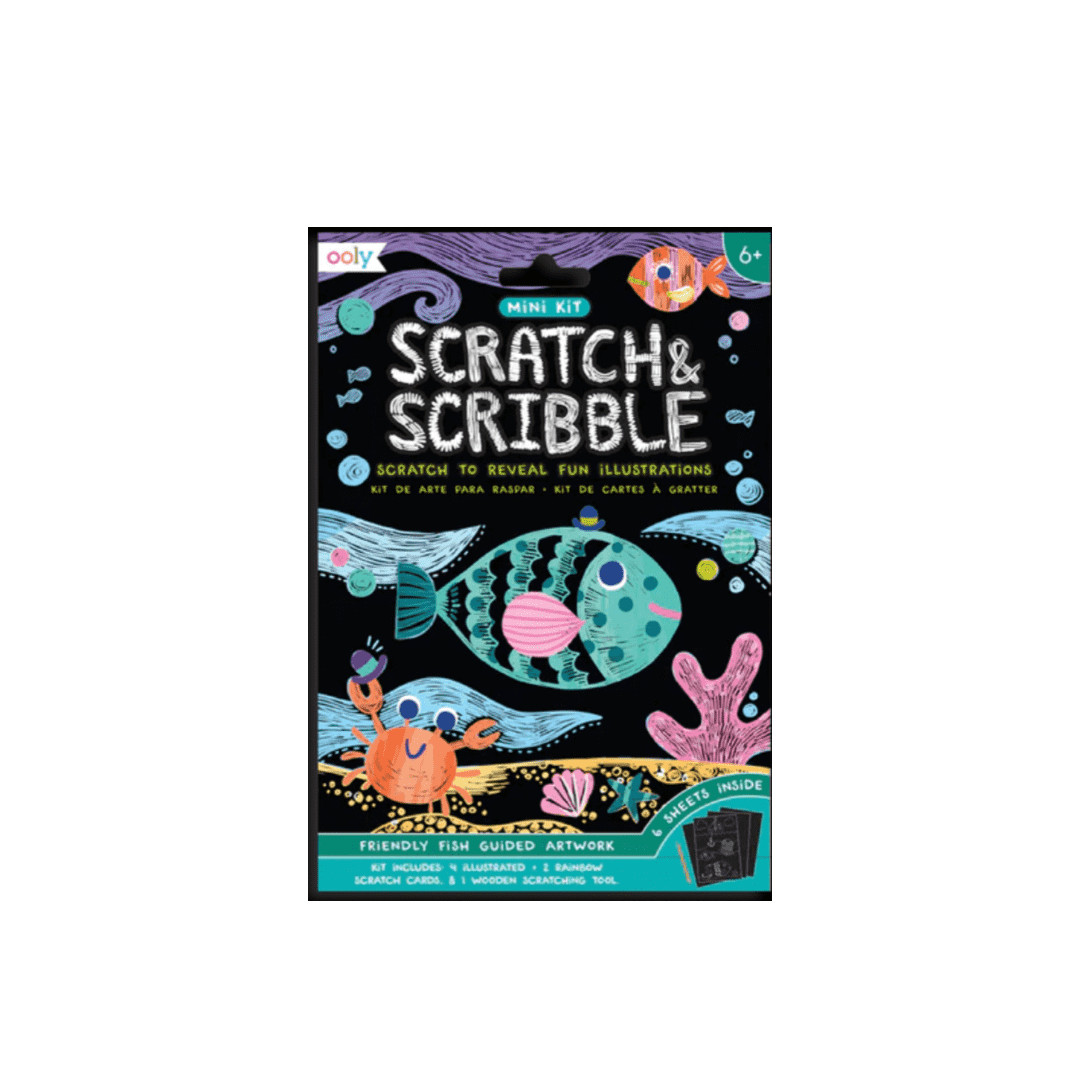 Mini Scratch & Scribble - Friendly Fish.