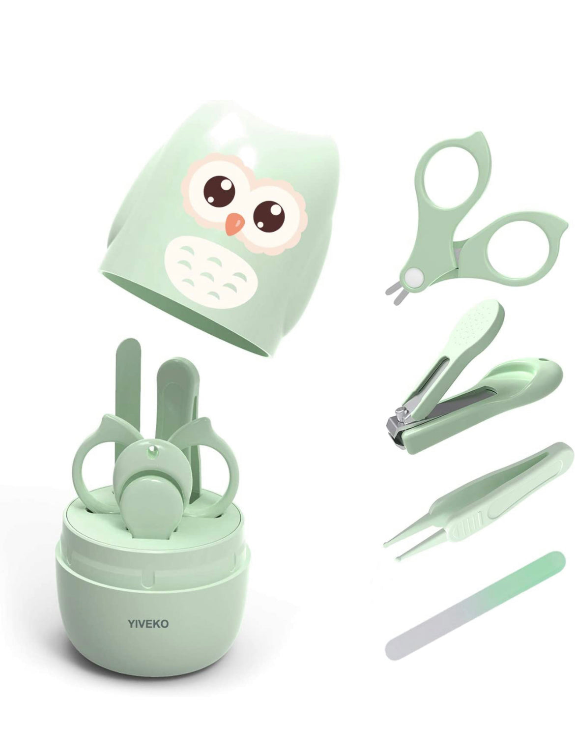 YIVEKO Baby Nail Kit, 4-in-1 Baby Nail Care Set.