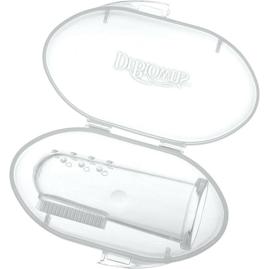 Dr. Brown's Silicone Finger Toothbrush with Case.