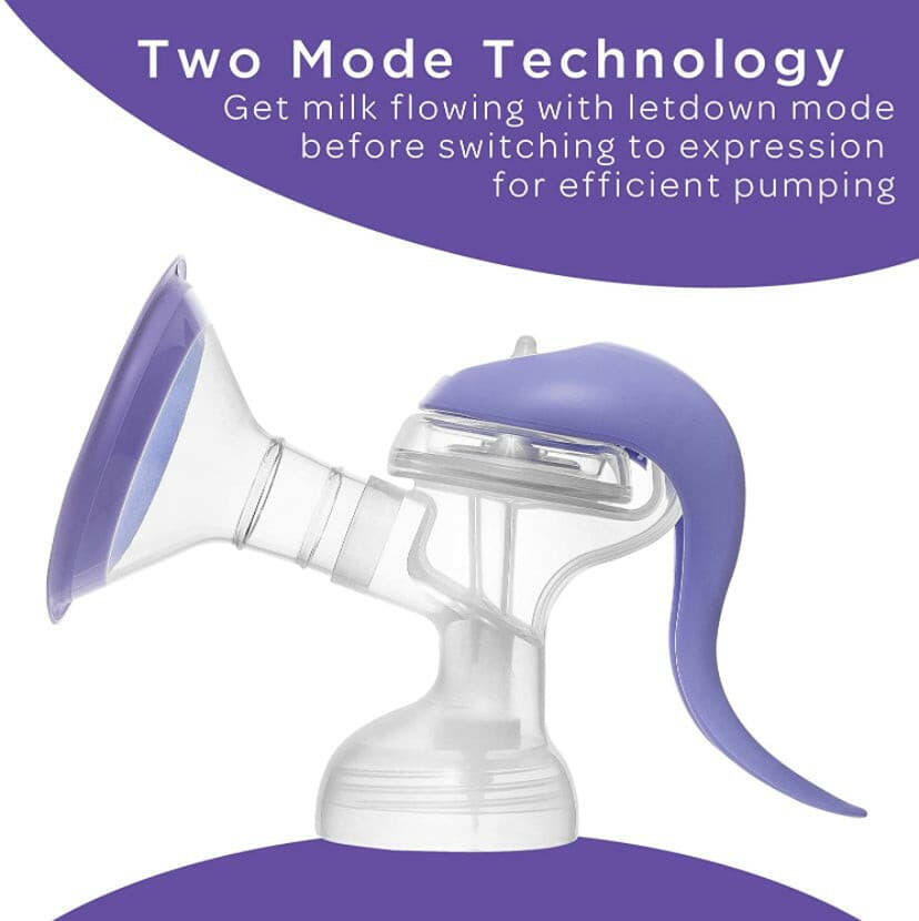 Lansinoh Manual Breast Pump, Hand Pump for Breastfeeding.