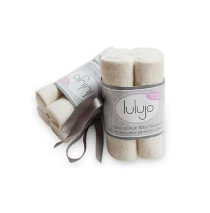 Lulujo - Organic Cotton Face Cloths (4-pack).