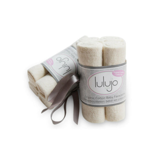 Lulujo - Organic Cotton Face Cloths (4-pack).