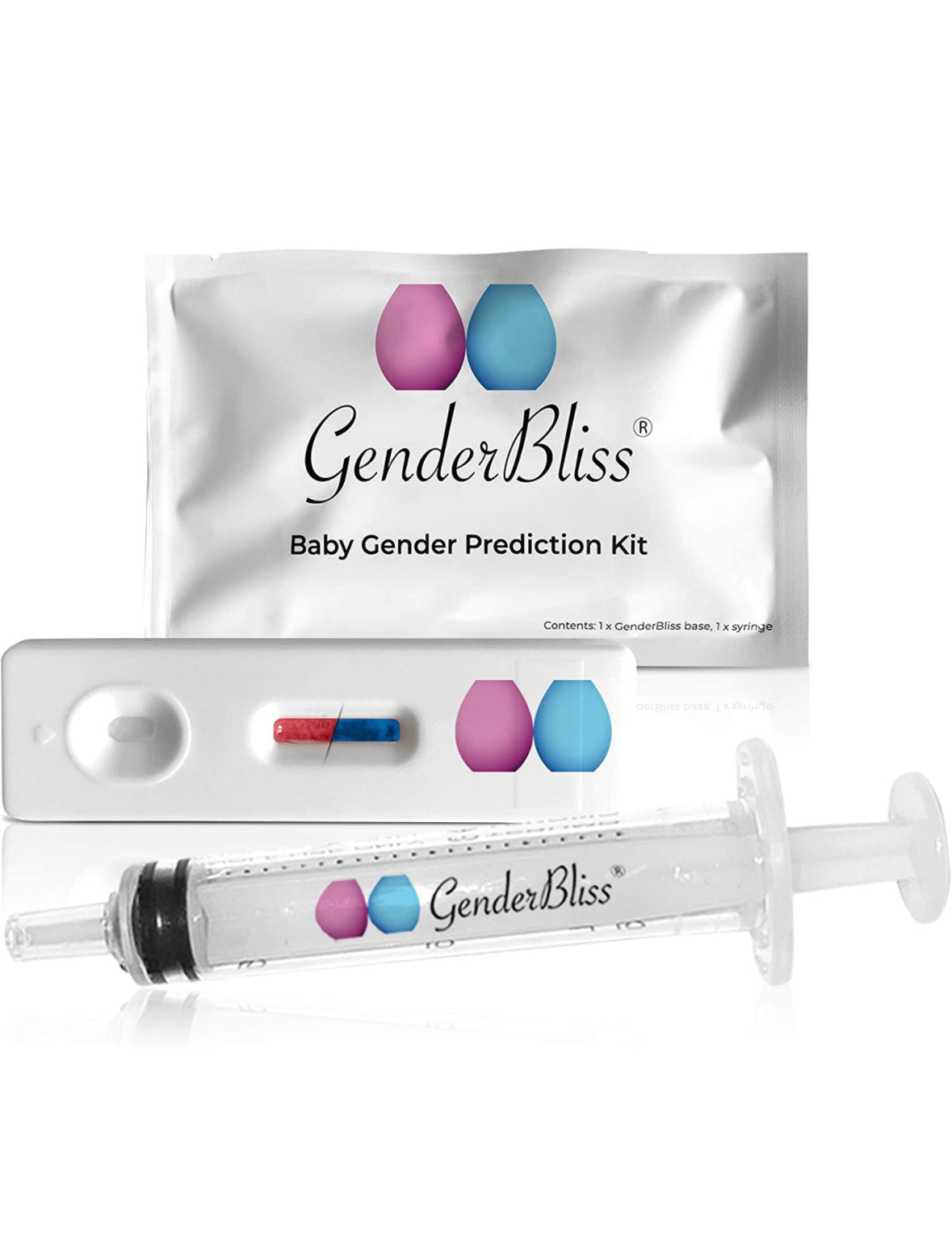 Gender Bliss Prediction Test - Early Pregnancy Kit - Pink/Blue