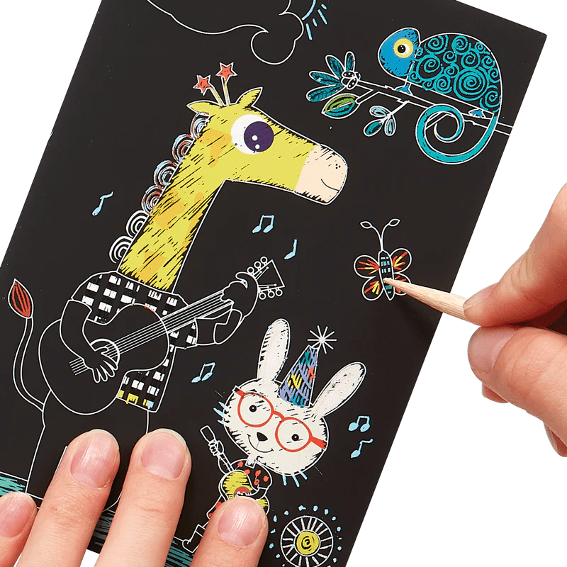 Mini Scratch & Scribble - Safari Party.