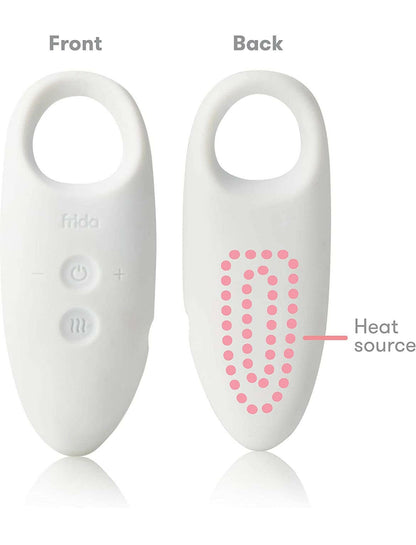 Frida Mom 2-in-1 Lactation Massager - Multiple Modes of Heat + Vibration for Clogged Milk Ducts, Increase Milk Flow, Breast Engorgement - USB Cord Included.