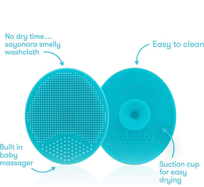 DermaFrida The SkinSoother Baby Bath Silicone Brush by Fridababy.