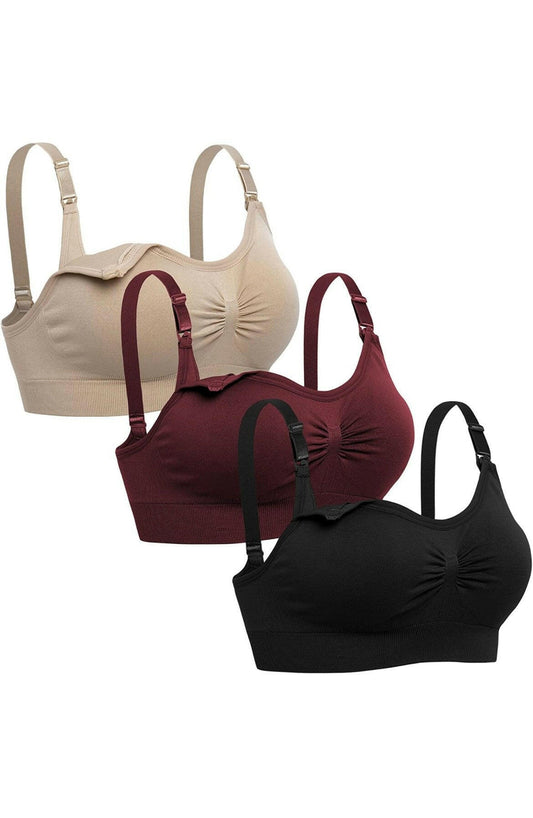 Lataly Womens Seamless Nursing Bra for Breastfeeding.