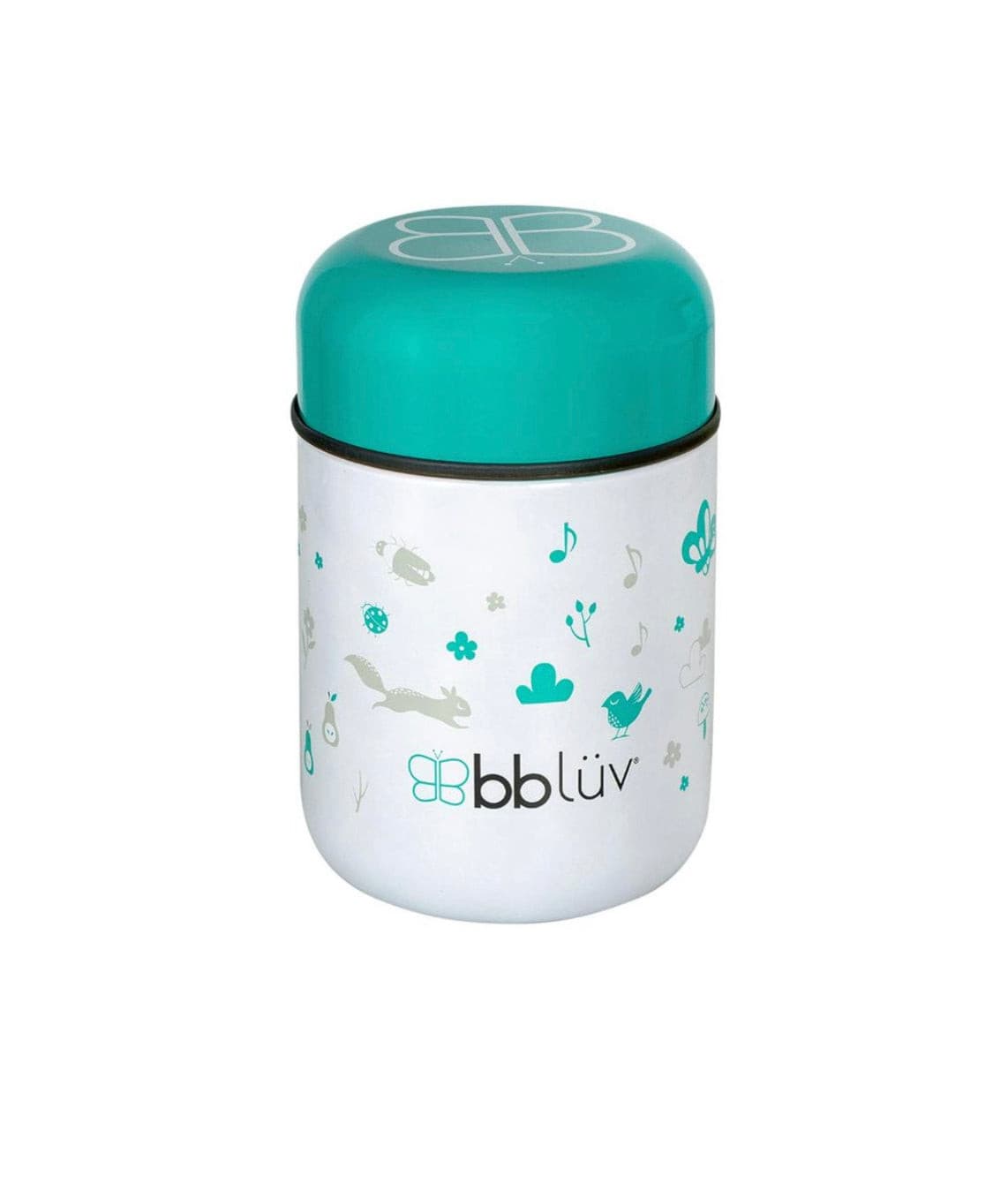 BBLUV Foöd - Thermal food container with spoon.