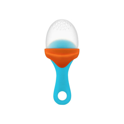 Boon -Pulp Silicone Feeder - Orange/Blue.