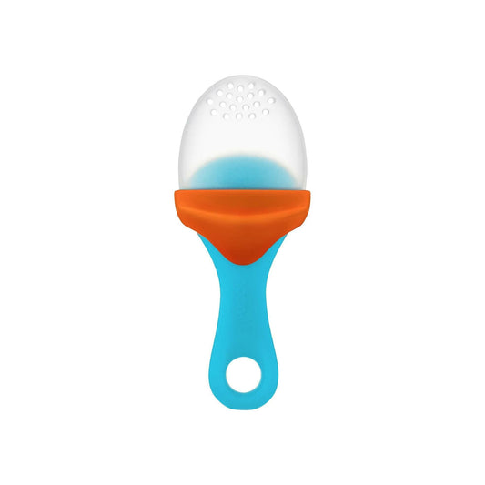 Boon -Pulp Silicone Feeder - Orange/Blue.