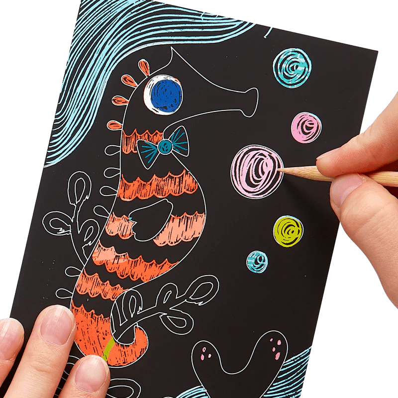 Mini Scratch & Scribble - Friendly Fish.