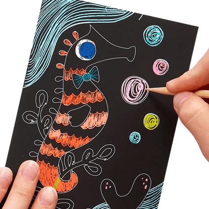 Mini Scratch & Scribble - Friendly Fish.