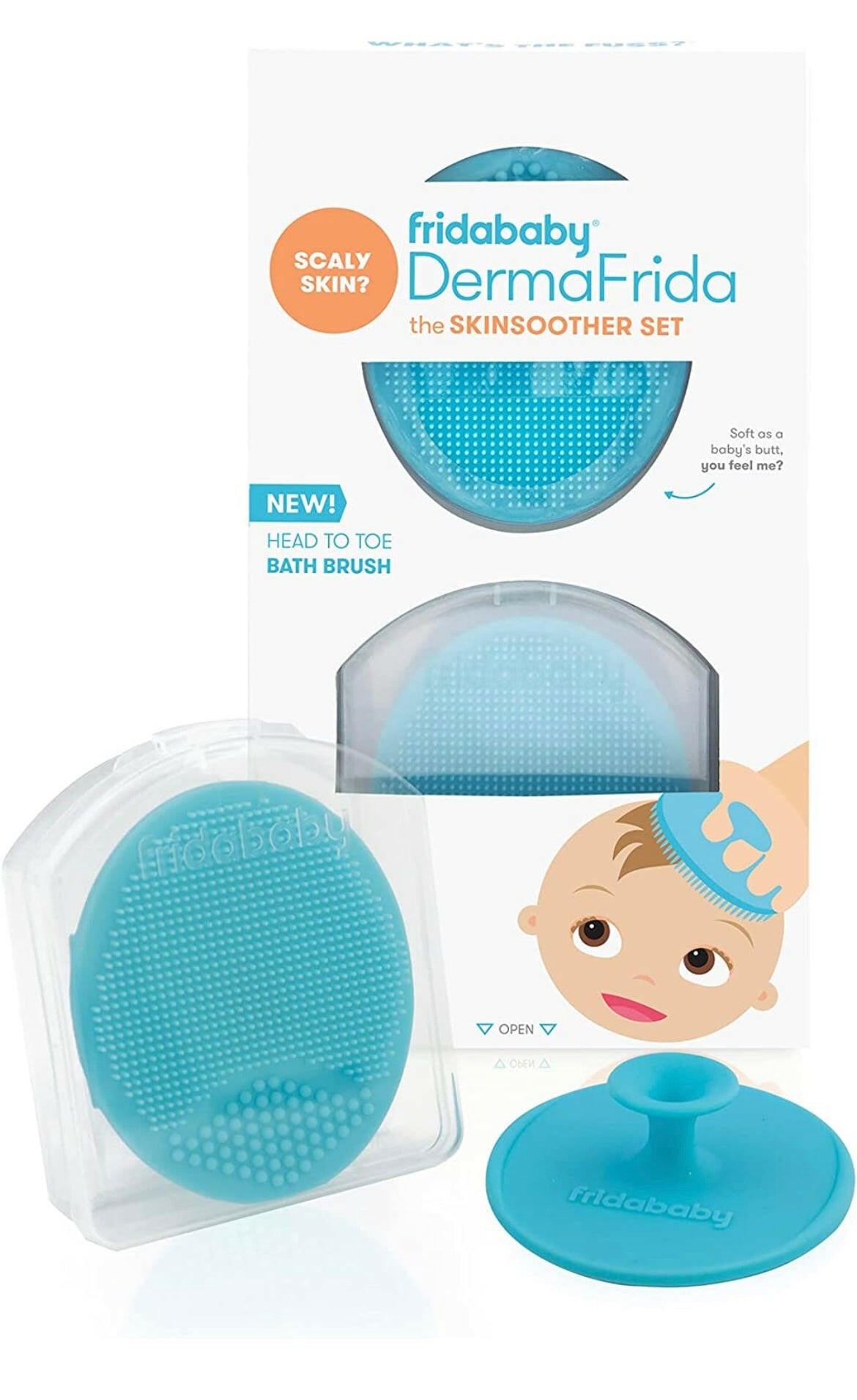 Fridababy DermaFrida Cradle Cap Scrubber Qatar Moms