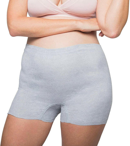 FridaBaby Frida Mom Disposable Postpartum Underwear (Without pad) | Super Soft, Stretchy, Breathable, Wicking, Latex-Free, Boyshort Cut | Regular (8 Count).