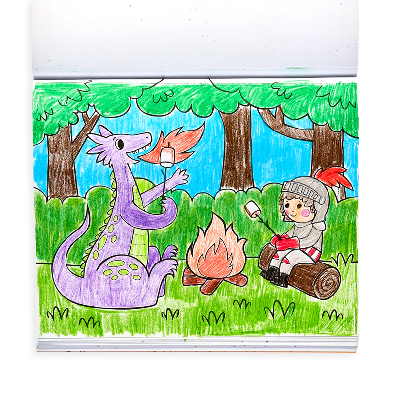 Coloring Book - Knights & Dragons.
