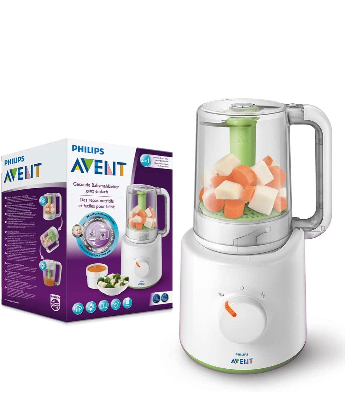 philips avent combined steamer and blender