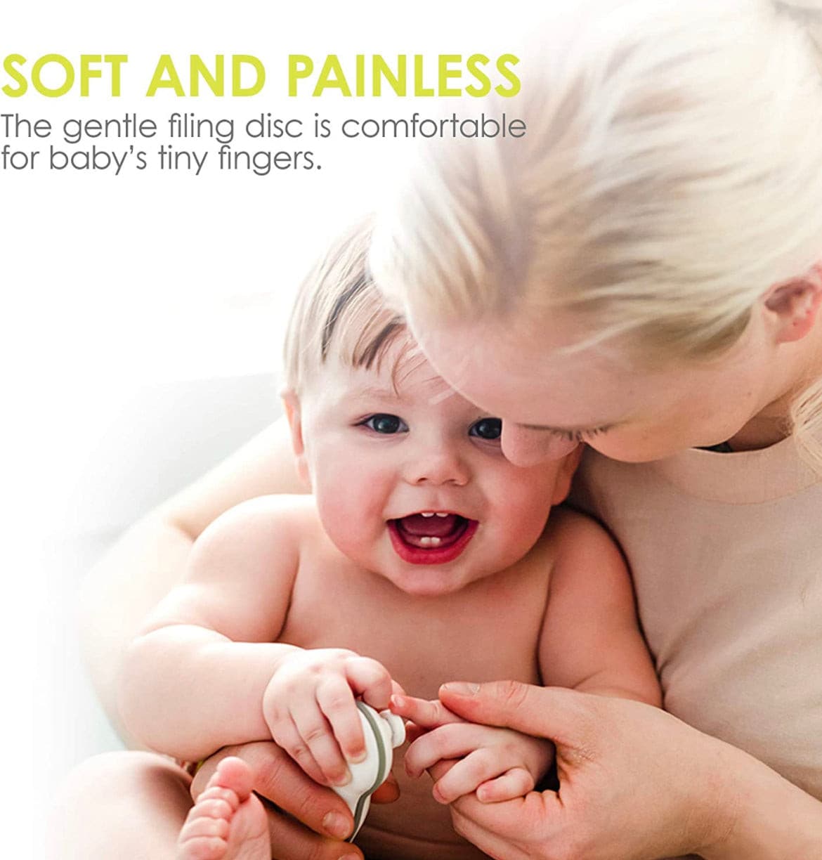 bblüv - Trimö - Baby Nail Trimmer Electric - Baby Nail File for Newborn and Toddler (0 to 12 Months+).