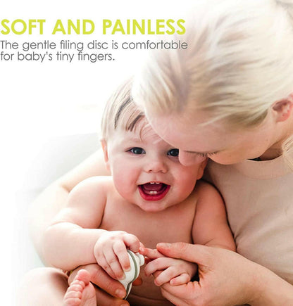 bblüv - Trimö - Baby Nail Trimmer Electric - Baby Nail File for Newborn and Toddler (0 to 12 Months+).