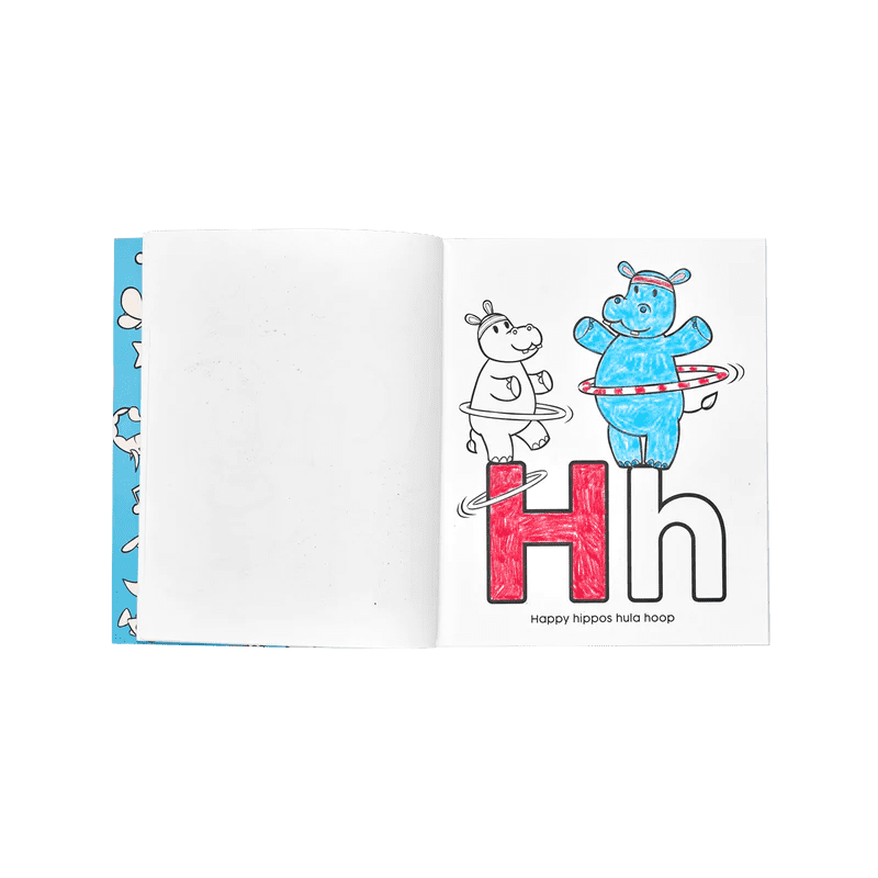Toddler Color-In' Book - ABC Amazing Animals.