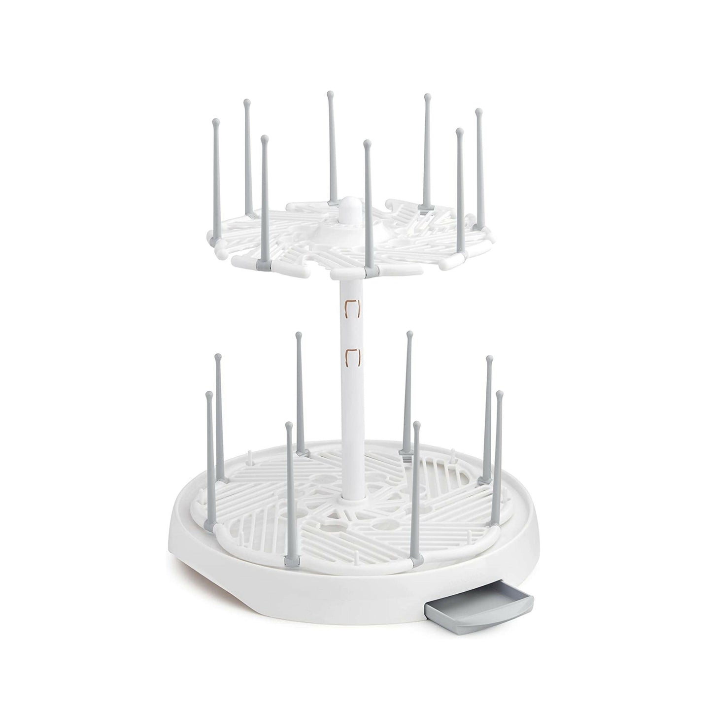 Munchkin High Capacity Drying Rack for Baby Bottles and Accessories, White.