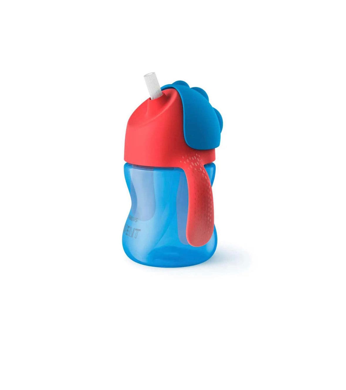 Avent Cup With Straw - 200 ml - Red & Blue.