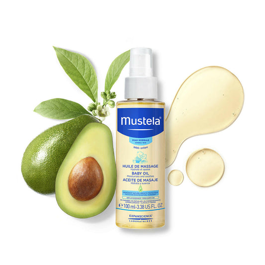 Mustela massage oil 100 Ml.