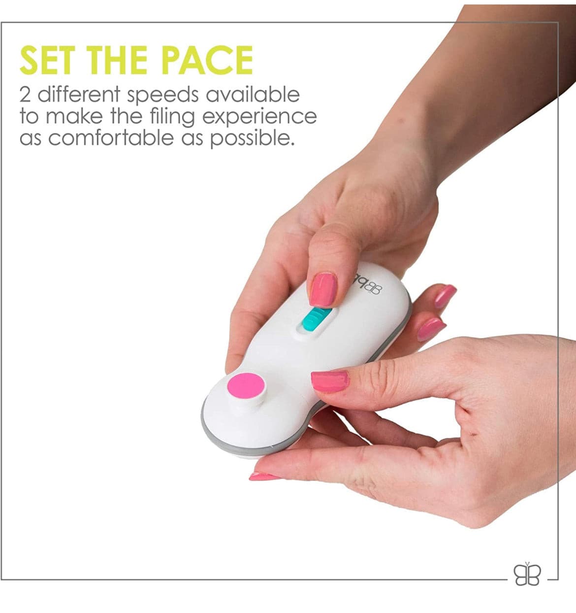 bblüv - Trimö - Baby Nail Trimmer Electric - Baby Nail File for Newborn and Toddler (0 to 12 Months+).