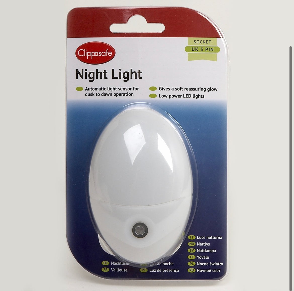 Night Light with Sensor by clippasafe.