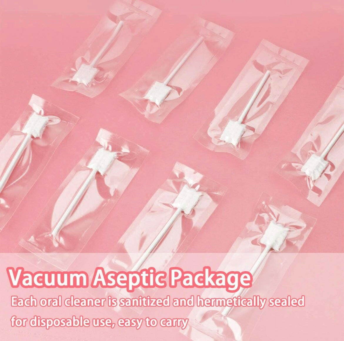 42Pcs Disposable Infant Baby Tongue Cleaner and Baby Toothbrush for 0-36 Month.