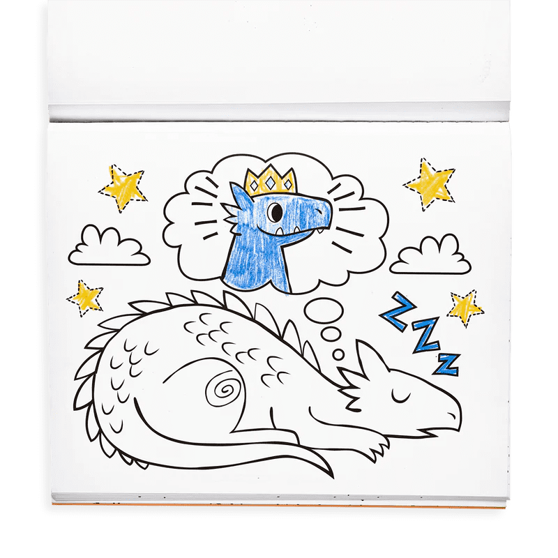Coloring Book - Knights & Dragons.