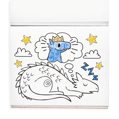 Coloring Book - Knights & Dragons.