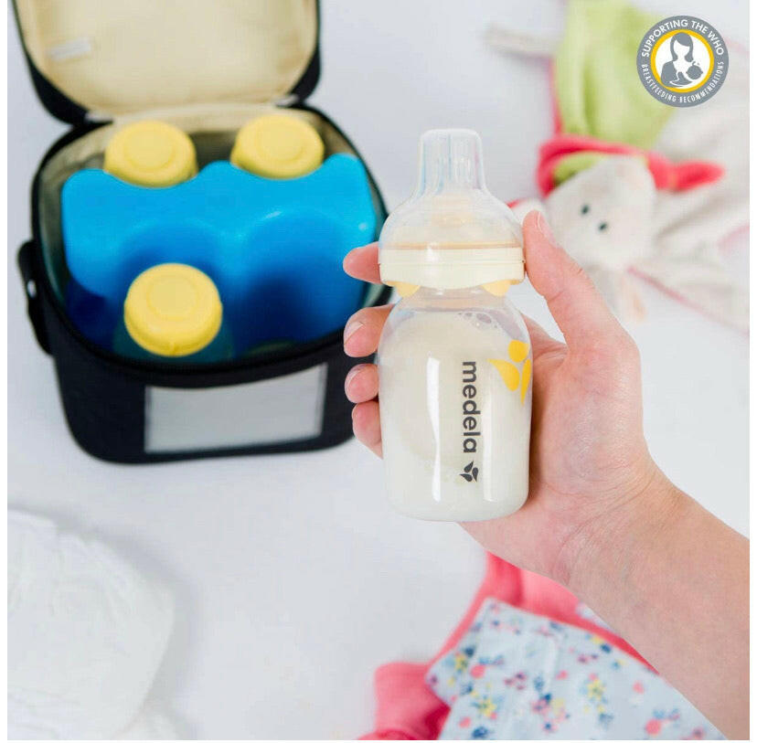 Medela Ice Pack and Cooler Set, 5oz Bottles Qatar Moms
