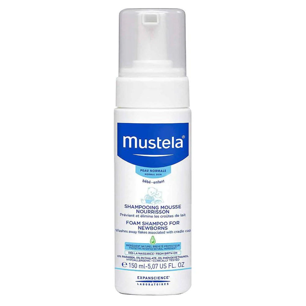 Mustela Foam Shampoo For Newborns With Avocado 150ml.