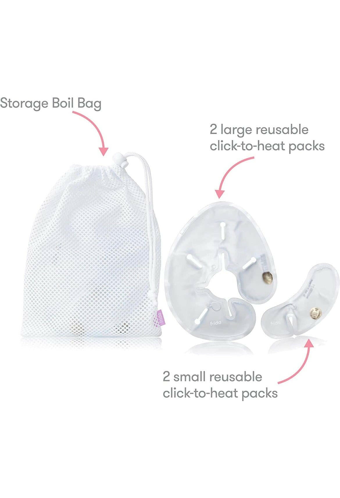 Frida Mom Instant Heat Reusable Breast Warmers - Reusable.