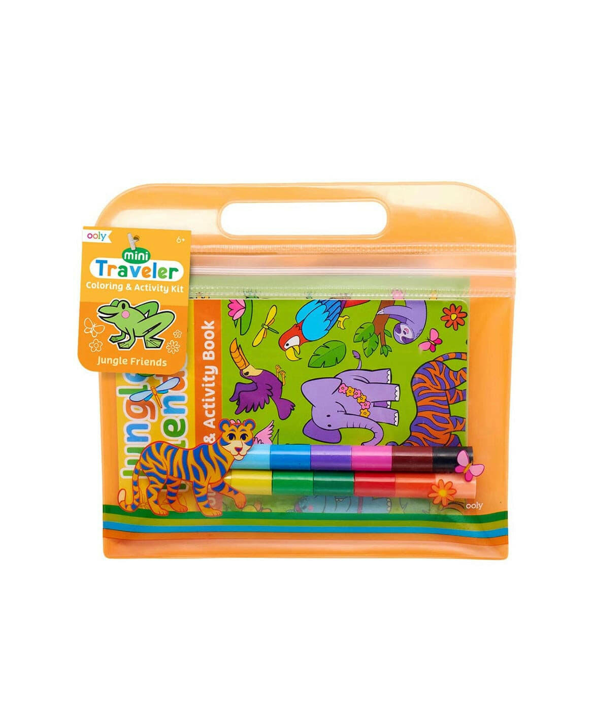 Mini Traveller Colouring & Activity Kit - Jungle Friends.