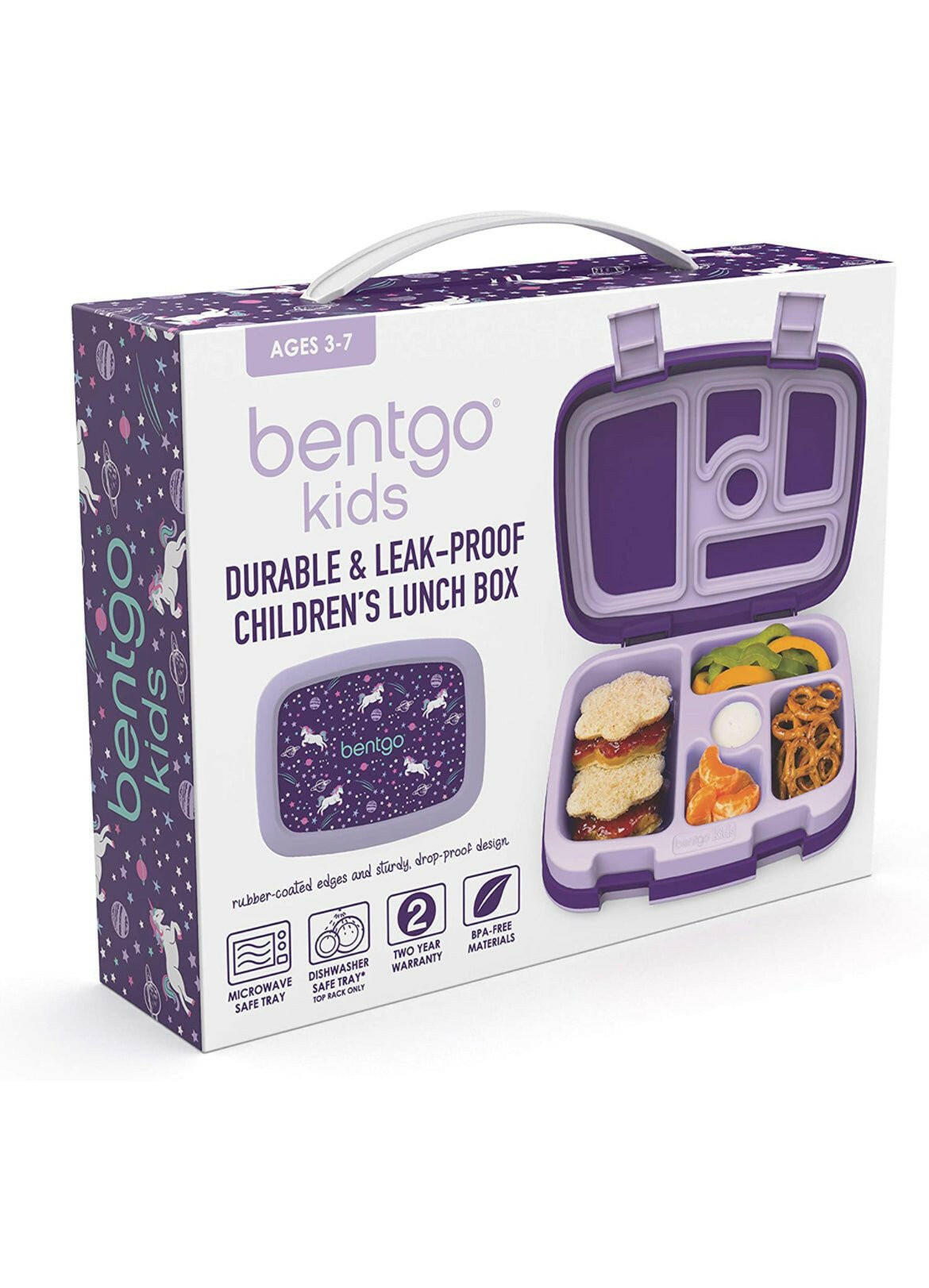 Leak-Proof, 5-Compartment Kids Lunch Box by Bentgo.