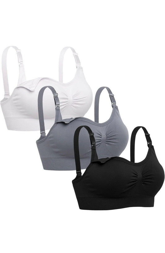 Lataly Womens Seamless Nursing Bra for Breastfeeding.