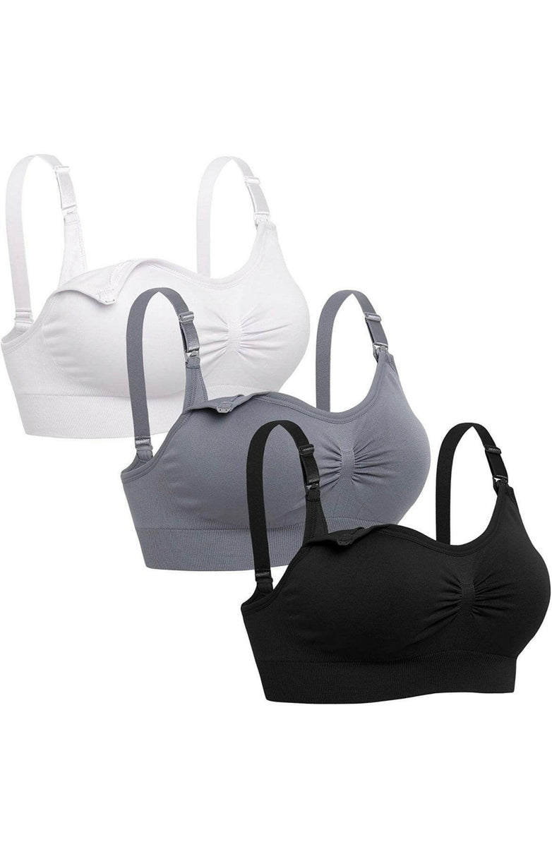 Lataly Womens Sleeping Nursing Bra Wirefree Breastfeeding Maternity  Bralette Color Pack of 5 Size L : Buy Online at Best Price in KSA - Souq is  now : Fashion