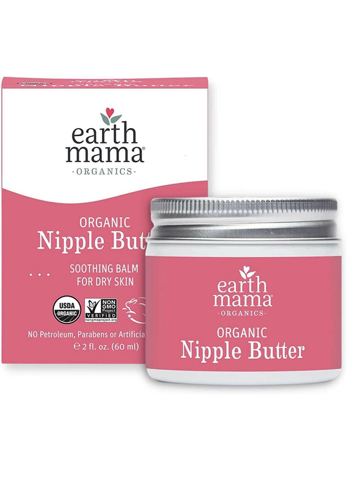 Organic Nipple Butter Breastfeeding Cream by Earth Mama.