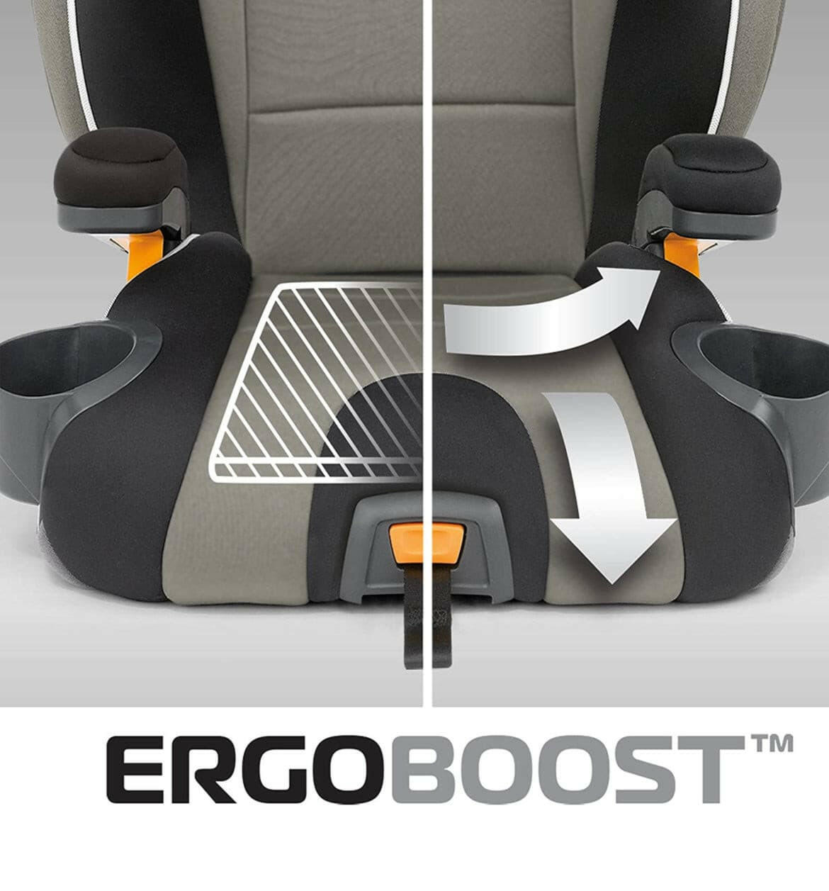 KidFit 2-in-1 Belt Positioning Booster Car Seat By Chicco.